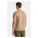 TRIČKO GANT REG TONAL SHIELD SS T-SHIRT CONCRETE BEIGE