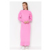 Trendyol Pink Unlined Plain Knitwear