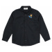 Trendyol Navy Blue Boy's Woven Shirt with Pocket Embroidery Embroidered