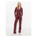 Juicy Couture Mikina Robertson JCAP176 Bordová Slim Fit