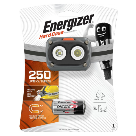 Čelovka Energizer Hard Case Pro LED 250 lm Farba: sivá