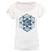 Women's T-shirt ALPINE PRO CLETA white