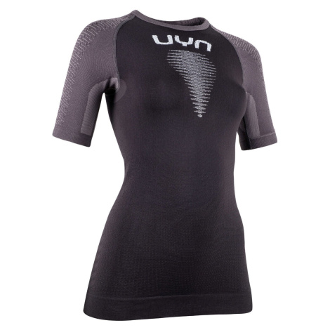 UYN Marathon Ow Shirt Black/Charcoal/White Bežecké tričko s krátkym rukávom