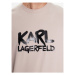 KARL LAGERFELD Tričko 755280 531221 Béžová Regular Fit