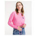Pink Womens Short Sweatshirt Tommy Jeans - Women