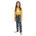 Dievčenské pyžamo 2615 Sarah yellow - TARO Žlutá