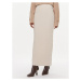 Calvin Klein Puzdrová sukňa K20K206017 Béžová Slim Fit
