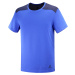 Pánské tričko Salomon Essential Colorblock Nautica Blue