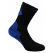 SIX2 Cyklistické ponožky klasické - ACTIVE - modrá/čierna