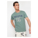 Trendyol Mint Houston Printed Regular Cut T-shirt