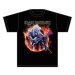 Iron Maiden tričko Fear Live Flames Čierna