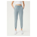 LOS OJOS Women's Blue Gray Jogger