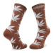 HUF Súprava 3 párov vysokých ponožiek unisex Essentials Plantlife Sock SK00465 r. OS Farebná