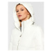 Calvin Klein Zimný kabát Elastic Logo Sorona K20K203050 Biela Regular Fit