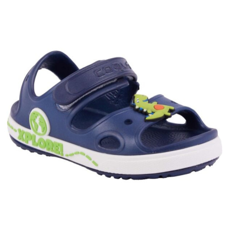 Coqui YOGI Detské sandále, tmavo modrá, veľkosť