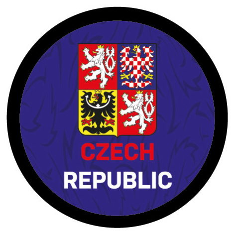 Hokejové reprezentácie puk Czech republic logo blue