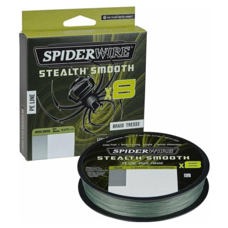 SpiderWire Stealth® Smooth8 x8 PE Braid Moss Green 0,11 mm 10,3 kg-22 lbs 150 m Šnúra