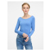 Blue women's long-sleeved T-shirt ORSAY - Women's