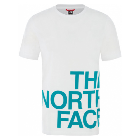 The North Face M Ss Graphic Flow 1 - Eu Tnf White/Fanfare Green-L biele NF0A4926P7U-L