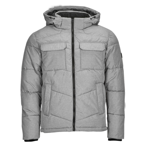 Jack & Jones  JJMASON PUFFER JACKET  Parky Šedá