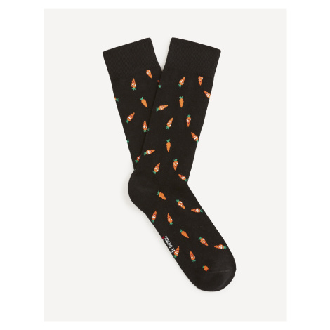 Pánske ponožky Celio Cotton so vzorom mrkvy