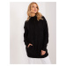 Black kangaroo hooded sweater