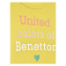 United Colors Of Benetton Blúzka 3I9WC15BM Žltá Regular Fit