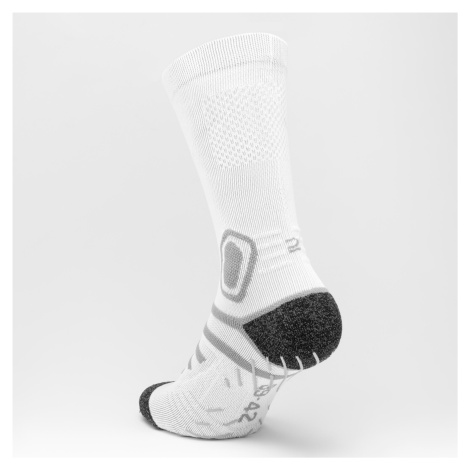 Ponožky na ragby R520 stredne vysoké biele