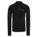 The North Face SPORT L/S ZIP NECK M Pánske tričko, čierna, veľkosť