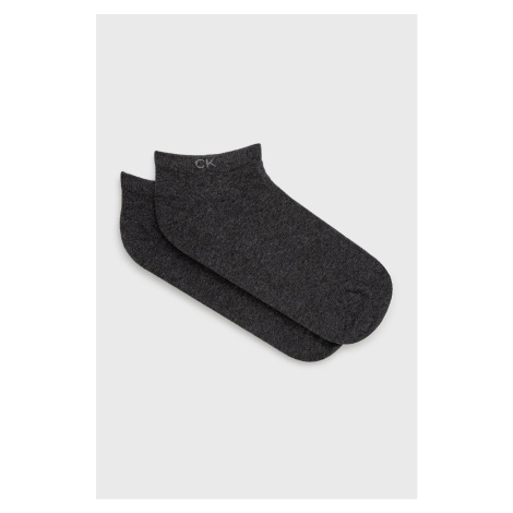 Ponožky Calvin Klein dámske, šedá farba, 701218772