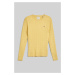 SVETER GANT STRETCH COTTON CABLE C-NECK DUSTY YELLOW