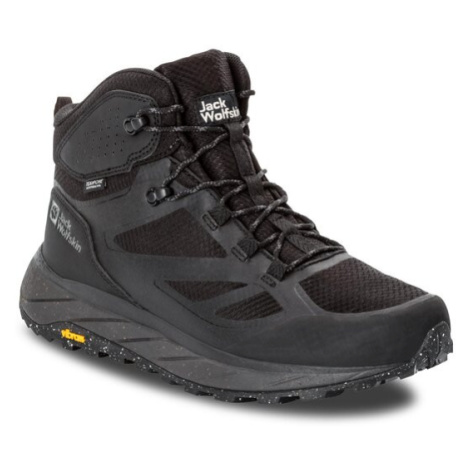 Jack Wolfskin Trekingová obuv Terraventure Texapore Mid M 4051521 Čierna