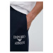 Tepláky Emporio Armani Underwear tmavomodrá farba, s nášivkou
