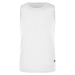 James & Nicholson Pánske športové tričko bez rukávov JN305 - Biela / biela