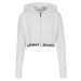 Tommy Jeans Kardigán - TJW BXY CROP ZIP WAI biely