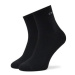 Calvin Klein Súprava 2 párov vysokých dámskych ponožiek 701219861 Čierna