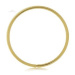 Zlatý 375 piercing - lesklý tenký krúžok, hladký povrch, žlté zlato - Hrúbka x priemer: 1 mm x 8