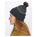 Patagonia Powder Town Beanie Fitz Roy Stripe Knit: Smolder Blue