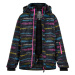 COLOR KIDS-GIRLS Ski jacket AOP, AF 10.000,phantom Čierna