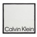 Calvin Klein Šál/Šatka Aop Logo Jaquard Scarf 130X130 K60K611125 Écru