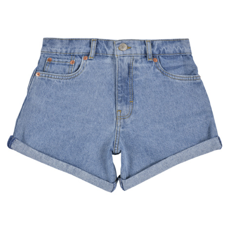 Levis  MINI MOM SHORT W/ ROLL CUF  Šortky/Bermudy Modrá Levi´s