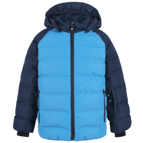 Chlapčenská lyžiarska bunda COLOR KIDS Ski jacket quilted, AF10.000, blue