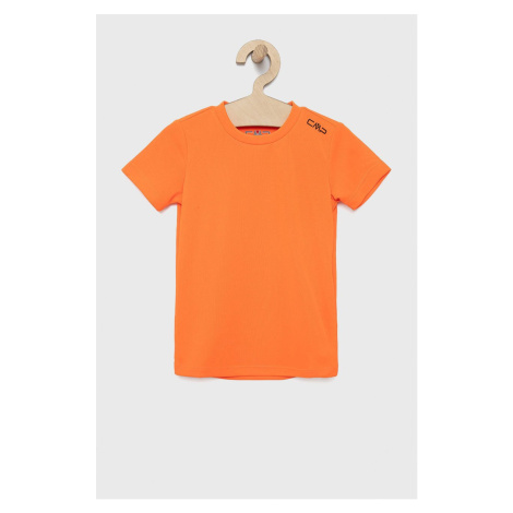 Detské tričko CMP oranžová farba, jednofarebný