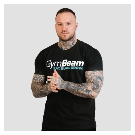 GymBeam Tričko Grow Black  SS