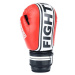 Fighter BASIC STRIPE Boxerské rukavice, červená, veľkosť