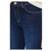 Koton Women's Blue Normal Waist Boot Cut Jean