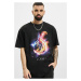 Black Electric Planet Oversize T-Shirt