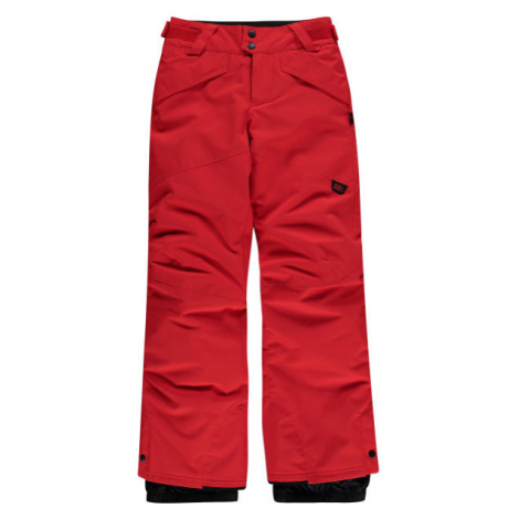 O'Neill PB ANVIL PANTS Chlapčenské lyžiarske/snowboardové nohavice, červená, veľkosť