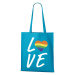 Plátená taška pride Love - podpora LGBT