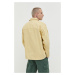 Rifľová bunda Tommy Jeans pánska, žltá farba, prechodná